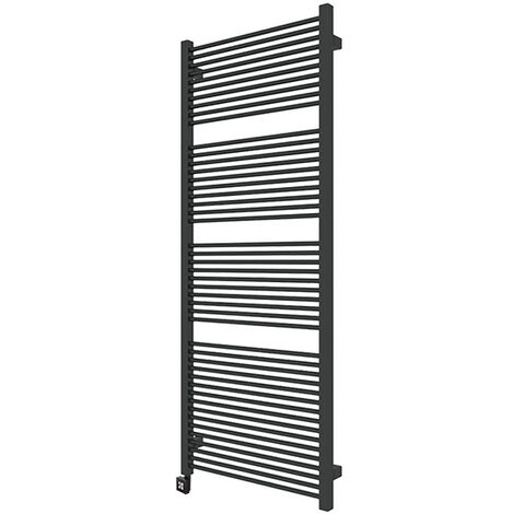Sèche-serviette électrique noir de 1635mm de haut et 530mm de large - 800 Watt - MIK1635/530E1N (1/5)