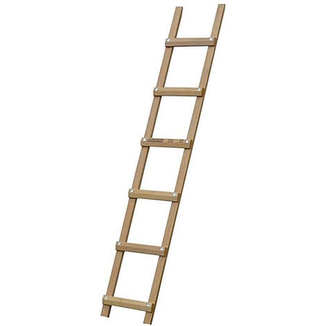 Echelle de toit en bois - Ecartement des barreaux 33cm - Longueur 6.00m - B3160033