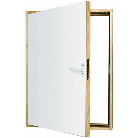 Echelle Direct – Trappe de visite 60x110cm avec coefficient d'isolation 0.68 W/m²K – Triple joint étanche – Installation sous toit mansardé – DWT60X110