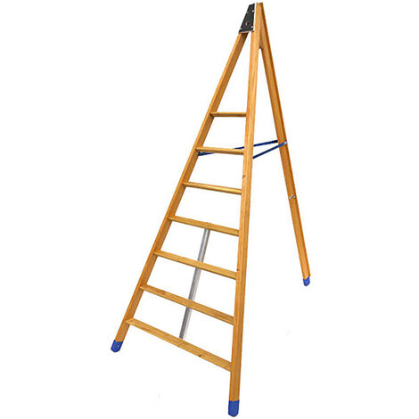 Echelle fruitière bois 7 barreaux - Hauteur max. de travail 3.33m - EDC250