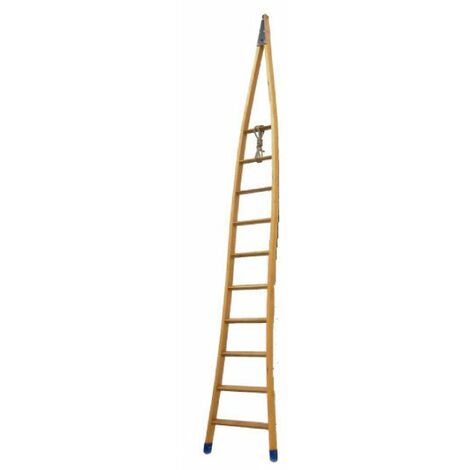 Echelle fruitière 16 barreaux - Hauteur de l'échelle 5.00m - FRUI-500