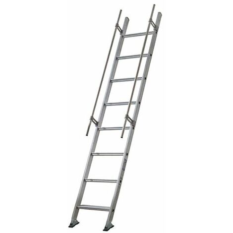 Echelle de meunier 14 marches - Hauteur d'accès 4.14m - S15/16
