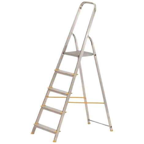 Escabeau 5 marches - Hauteur max. de travail 2.98m - 915