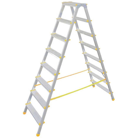 Marchepied double accès 2x7 marches - Hauteur max. de travail 2,96m - 927
