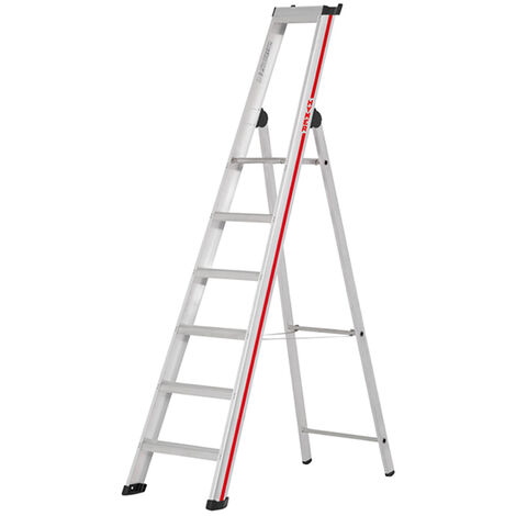 Escabeau 6 marches - Hauteur atteignable 3.37m - 6026/06