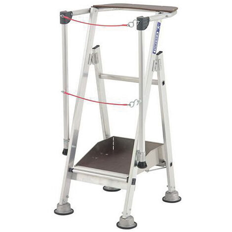 Escabeau 1 marche pour rayonnage - Hauteur de travail maximale 2.30m - 2273101 (1/5)
