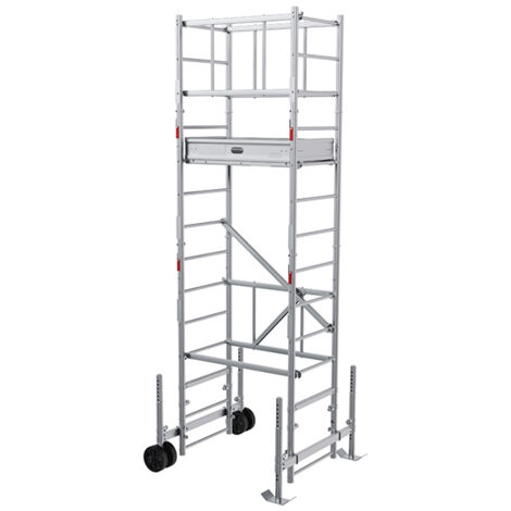 Echafaudage paysagiste - 1 plateau - Hauteur max. de travail 4.35m - Longueur plateau 1,90m - ME200-TH (1/5)