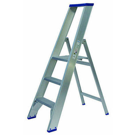Escabeau alu 3 marches - Hauteur max. de travail 2.75m - PT03 (1/3)