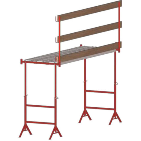 Echafaudage télescopique 1.20 à 2.20m - Longueur 6.00m - KITTR12/21EPX6M