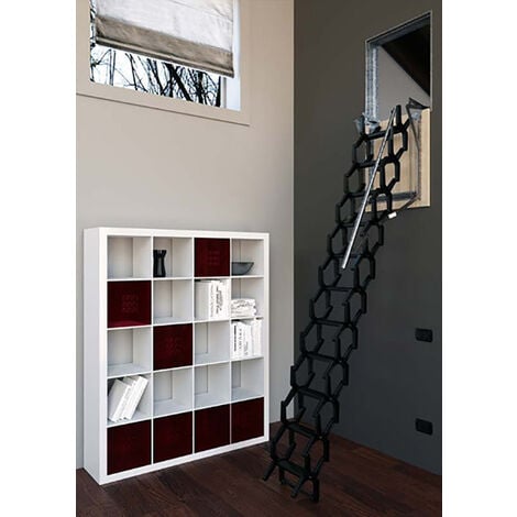 Escalier escamotable mural: dimensions de tremie de 80x130cm - ADJM/80/130
