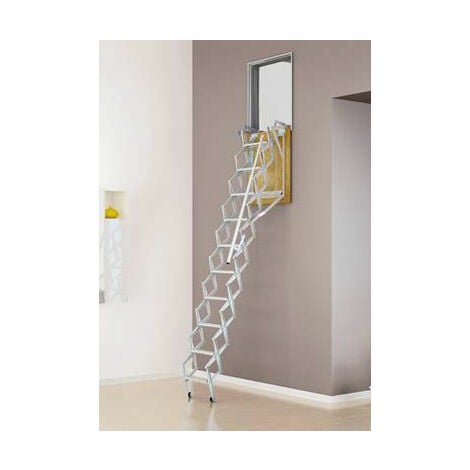 Escalier escamotable mural: dimensions de tremie de 80x130cm - ADJM/80/130