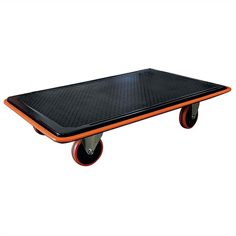 Plateau acier - Roues non marquantes Ø 100 mm - Charge max. 150kg - PA15