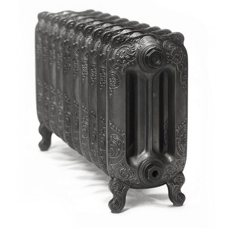 Matisère – Radiateur eau chaude en fonte 3 éléments – HxL 470x278mm – Puissance 133W – Pour grandes pièces avec haute inertie thermique (1/5)