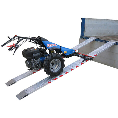 Longueur de rampe 3.00m - Hauteur à franchir de 900mm - charge max par paire 394kg pour empattement 1000mm - Vendue à l'unité - M030B2/30US