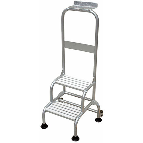 Marchepied 2 marches - Hauteur de travail max. 2.42m - Largeur 0.42m - RG-2PL (1/5)