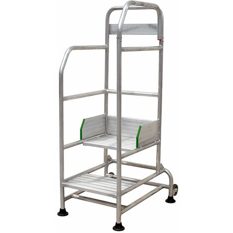 Marchepied picking 2 marches - Hauteur de travail max. 2.49m - PLC2 (1/4)