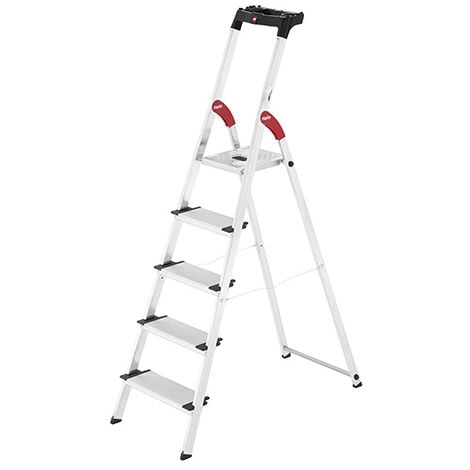 Escabeau pro 5 marches - Hauteur max. de travail 3.06m - 8815-001