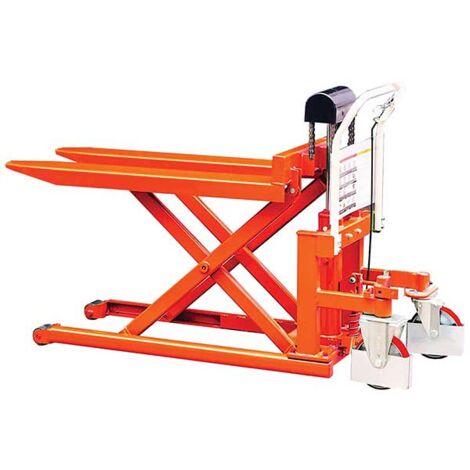 Transpalette manuel avec levée haute à grande stabilité - Fourches 1115x526mm - Levée max 830mm - Capacité 1T - SL100S (1/4)