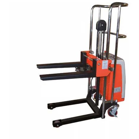 Gebeur semi-électrique 400kg - Fourches réglables - Plateau amovible inclus - Hauteur de 85 à 1500mm - Batterie à autonomie élevée - SEJ4150