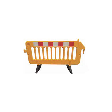 Barrière plastique 2000x1000x55 - jaune - 72A20101