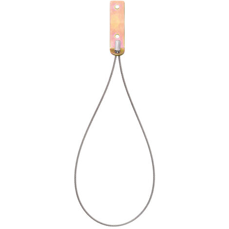 Matisère – Point d'ancrage anti-chute pour toiture en tuiles – Câble inox 40 cm – Résistance 20 kN – Conformité EN 795:2012 Type A – FA6003004