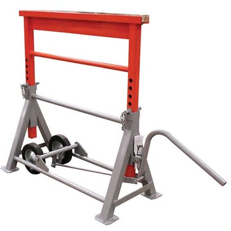 Tréteau de sécurité pour semi-remorque - Hauteur réglable de 1050 à 1260mm - Charge max 15 tonnes - JK15
