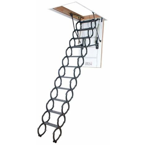 Escalier escamotable bois - Ouverture du plafond de 70 x 80cm - LST7080-300