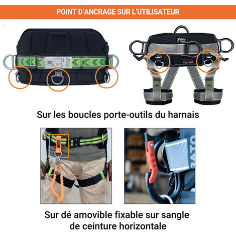 Ceinture FME avec attaches métalliques