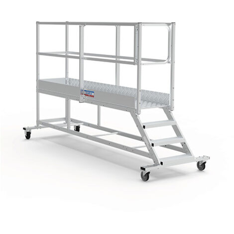 Plateforme roulante 5 marches - Hauteur max. de travail 3.00m - PTF2505PT-P (1/5)