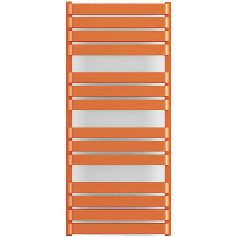 Sèche-serviette mixte orange de 300mm de haut et 1455mm de large - 249 Watt  - WAR655/500TZ12003