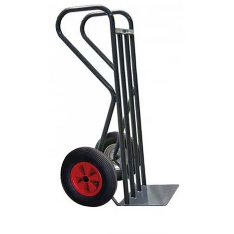 Diable charge lourde à roues caoutchouc - Pelle 560x300mm - Charge max 400kg - 810009634