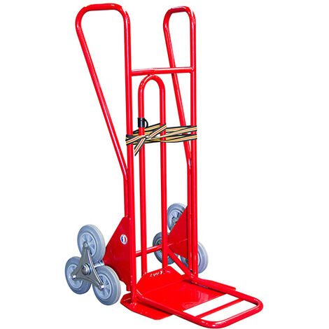 Diable Pliable 200 kg avec Roues en Caoutchouc Plein, 2 câbles Diable Pliable 200 kg avec Roues en Caoutchouc Plein, 2 câbles