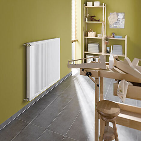 Radiateur acier eau chaude - Type 33 - Hauteur 600mm - Largeur 2000mm - 4472 Watt - FK0/33/600/2000 (1/4)