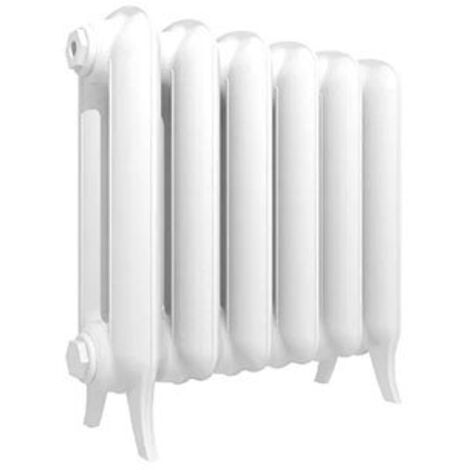 Radiateur fonte blanc sur pieds  - Hauteur 520mm Longueur 360mm - 345 watt - 4 éléments - PLA520/360WS3