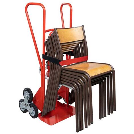 Diable porte chaise bavette fixe poignée fermée 250 kg roues étoiles FIMM - 810005345