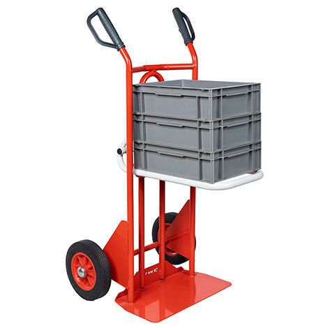 Diable porte-bacs - Roues pneumatiques - Charge max 250kg - 810005347