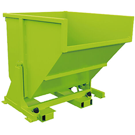 Benne à déchet basculante 480 litres - Gris - IEP05000-7036
