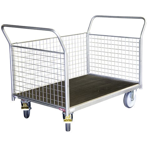 Chariot plateau roulant 1000 x 700 mm 500 kg à 189,00 € HT