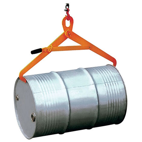 Pince à fûts verrouillable 500kg pour palans - Saisie de fûts 210 litres - DS500