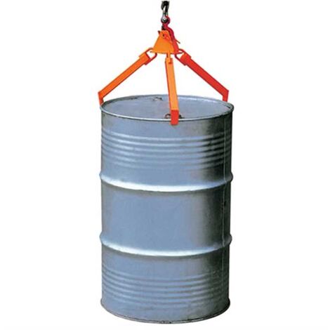 Pince à fût 3 bras pour palans - Saisie verticale - Cap. 360kg - DL360 (1/4)