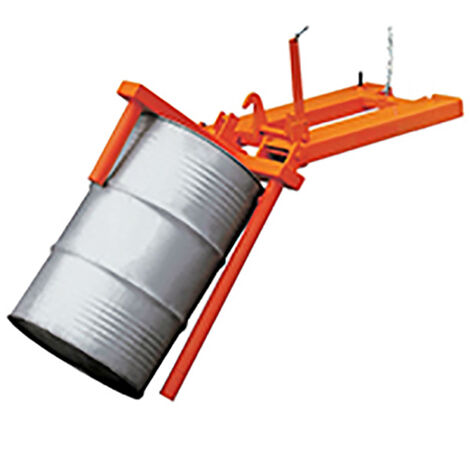 Manipulateur pivotant de fûts pour fourches de chariot élévateur - DR400 (1/4)