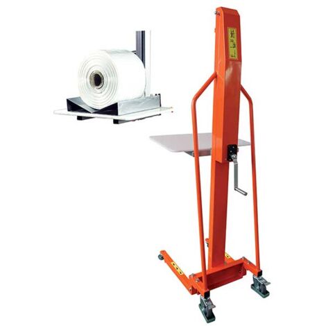 Gerbeur manuel avec porte bobine en V - Charge max 100kg - Levée maxi 1500mm - M100VBLOC (1/3)