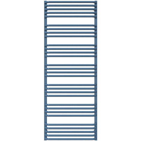 Sèche-serviette eau chaude bleu distant de 760mm de haut et 500mm de large - 412 Watt - ALE760/500ZX5023 (1/5)
