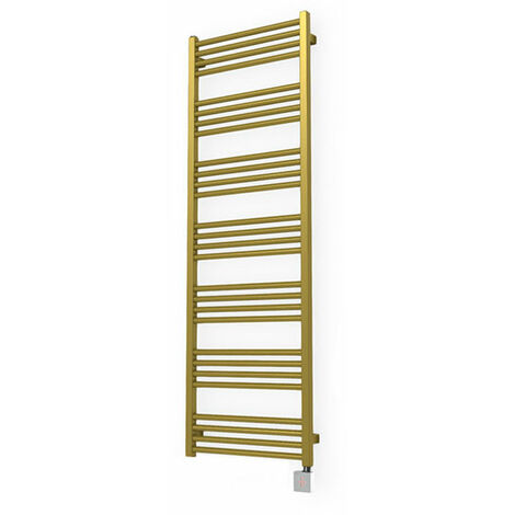 Sèche-serviette électrique doré de 1860mm de haut et 430mm de large - 800 Watt - FIO1860/430E8BRA