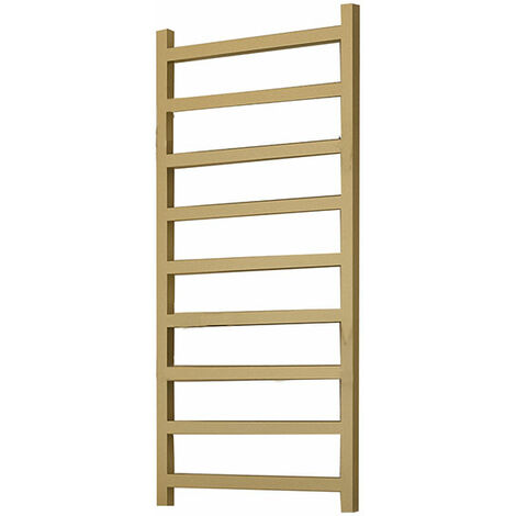 Sèche-serviette eau chaude doré de 840mm de haut et 500mm de large - 306 Watt - SIM840/500SXBRA (1/5)