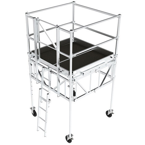 Plateforme roulante surface 2.00x2.00m - Hauteur travail max. 3.80m - PP220