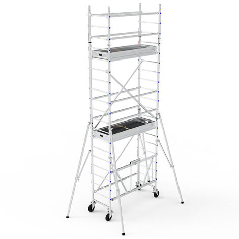 Echafaudage pliant - Hauteur de travail maximale de 6.00m - TOS418L-P (1/5)
