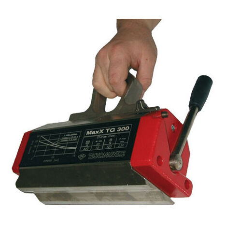 Aimant de levage pour tôle fine - Force de levage 150kg - MaxXTG150