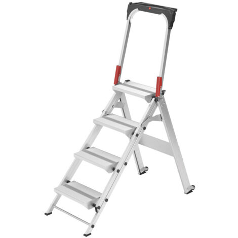 Escabeau 4 marches - Hauteur max. de travail 2.88m - 8884-001 (1/5)