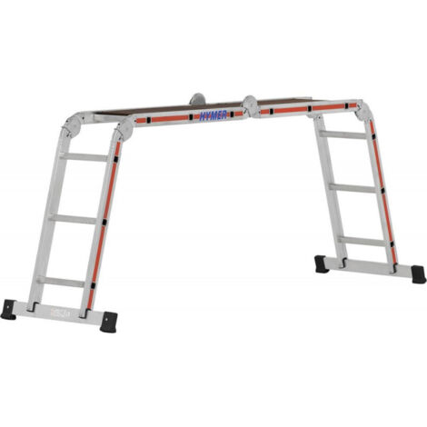 Echelle articulée 4x3 barreaux - Longueur d'échelle 3.47m - 414312 (1/5)